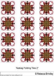 Totally Random Tea Bag Folding Tiles 6