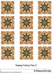 Totally Random Tea Bag Folding Tiles 13