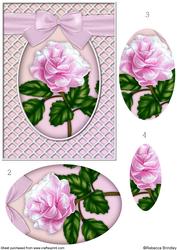 A Delicate Pink Rose Pyramid
