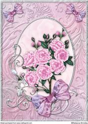 Pink Opalescent Bouquet A4