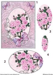 Pink Opalescent Bouquet Pyramid
