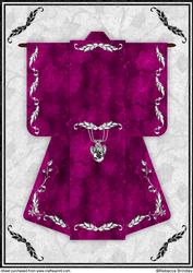 A4 Little Gem Kimono Card in Pink