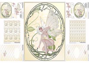 Art Deco Fairy Card Kit