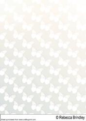 Butterflies and Orchids Backing Sheet 2
