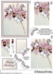 Butterflies and Orchids Pyramid