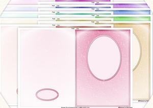 Quick Card Bases with Ovals