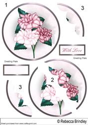 Elegant Corsage Wavey Corner Stacker Topper