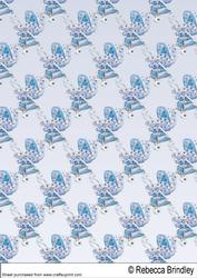 Baby Buggy Boy Backing Paper