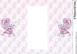 Baby Buggy Girl Gatefold Insert