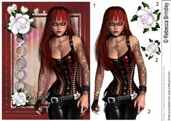 Rock Chick Decoupage