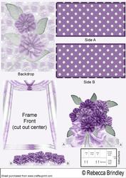 Purple Flowers Theatre Card