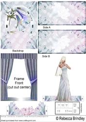 Blonde Wedding Belle Theatre Card
