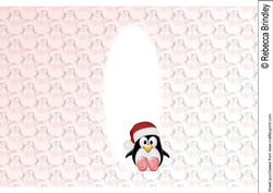 The Little Christmas Penguin Gatefold Insert