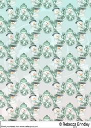 Christmas Joy Backing Paper in Green