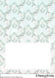 Christmas Joy Insert in Green