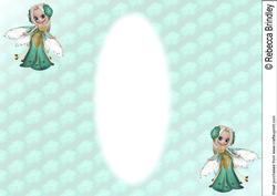 Flower Fae Peppermint Gatefold Insert