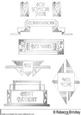 Art Deco Greeting Plates in Silver