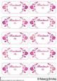 Labels Saying Handmade by in Pink