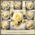 Rosey Heart in Yellow Mix 1