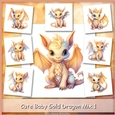 Cute Baby Gold Dragon Mix 1