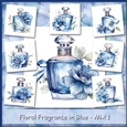 Floral Fragrance in Blue - Mix 1
