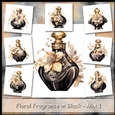 Floral Fragrance in Black - Mix 1
