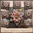 Elegant Wallflowers in Taupe Mix 1