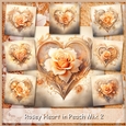 Rosey Heart in Peach Mix 2
