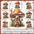 Fanciful Fairy House in Brown - Mix 1