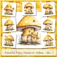 Fanciful Fairy House in Yellow - Mix 1