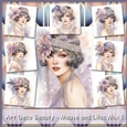 Art Deco Beauty - Mauve and Lilac Mix 1