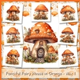 Fanciful Fairy House in Orange - Mix 1