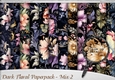 Dark Floral Paperpack - Mix 2