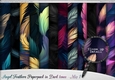 Angel Feathers Paperpack in Dark tones - Mix 1