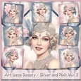 Art Deco Beauty - Silver and Pink Mix 2