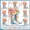 Give it some Welly in Blue - Mix 1