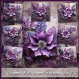 Elegant Wallflowers in Mauve Mix 2
