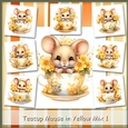 Teacup Mouse in Yellow Mix 1