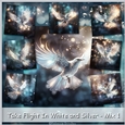 Take Flight In White and Silver - Mix 1