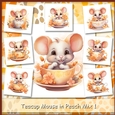 Teacup Mouse in Peach Mix 1