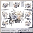 Essential Florals in Light Silver - Mix 1