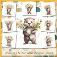 Whimsey Otter with Bouquet Mix 1