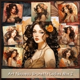 Art nouveau Brunette Ladies Mix 2