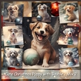 Cute Christmas Puppy with Bauble - Mix 2
