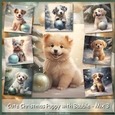 Cute Christmas Puppy with Bauble - Mix 3