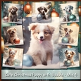 Cute Christmas Puppy with Bauble - Mix 4