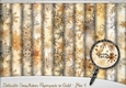 Delicate Snowflakes Paperpack in Gold - Mix 1
