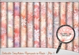 Delicate Snowflakes Paperpack in Peach - Mix 1