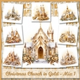 Christmas Church in Gold - Mix 1