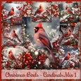 Christmas Birds - Cardinals Mix 1